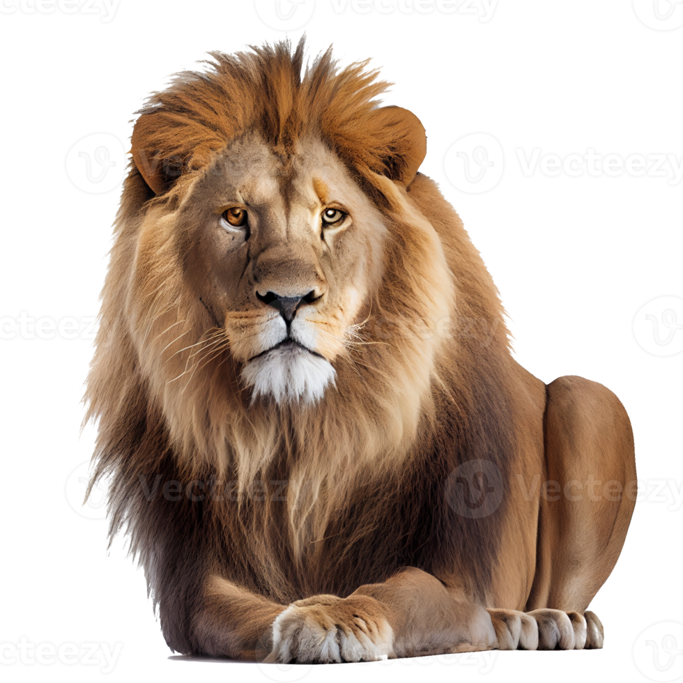 lion for decoration project on a transparent background png