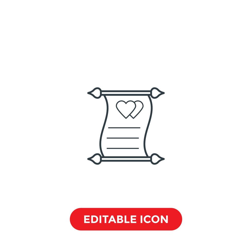 message editable stroke icon vector