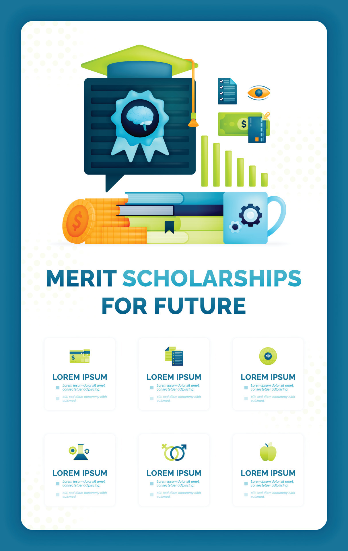 Vector Illustration Of Merit Scholarship For Future Merit Based vector-illustration-of-merit-scholarship-for-future-merit-based