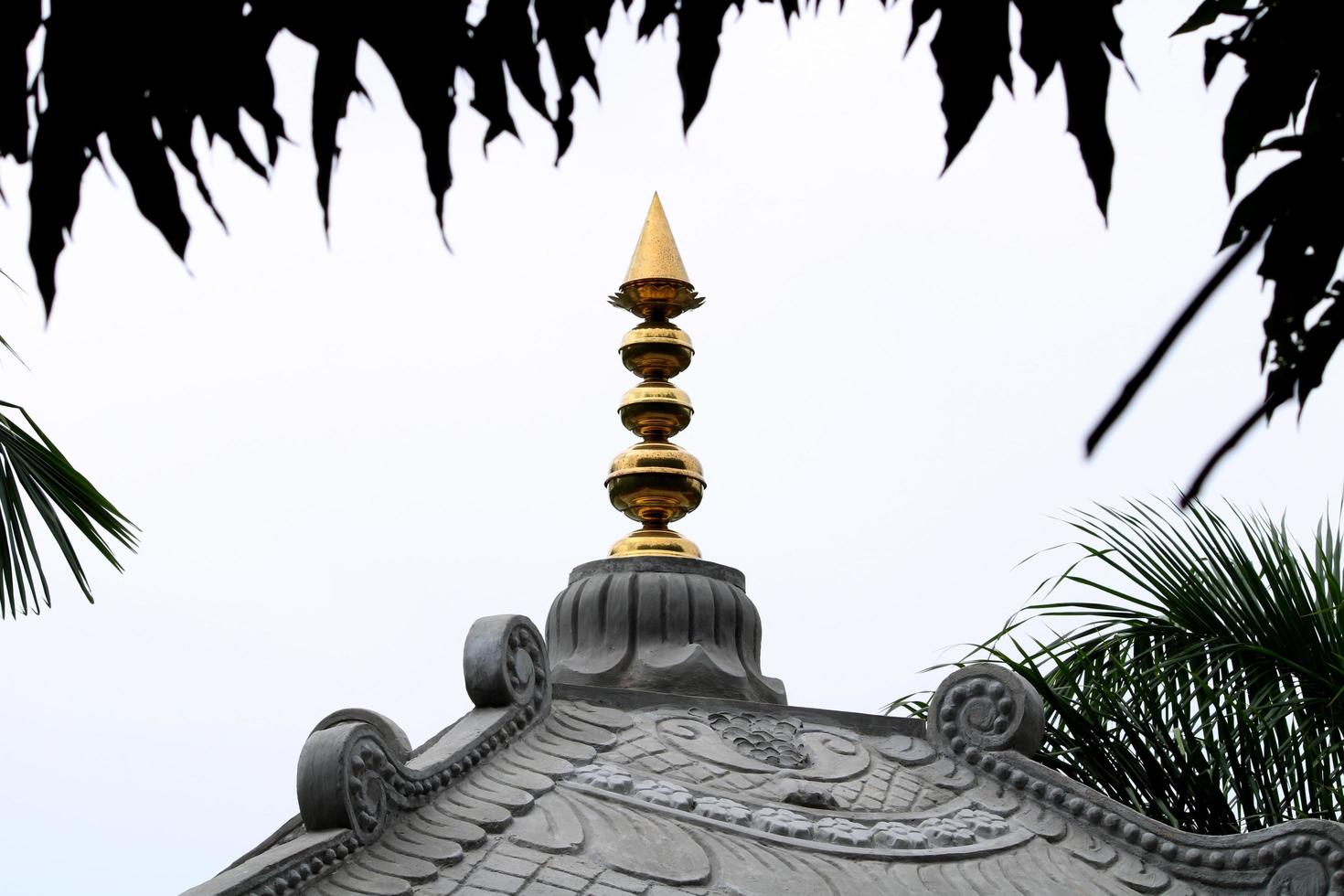 Almatti, Karnataka - December 2, 2021 - Top view of the resting place in the Rock Garden. photo