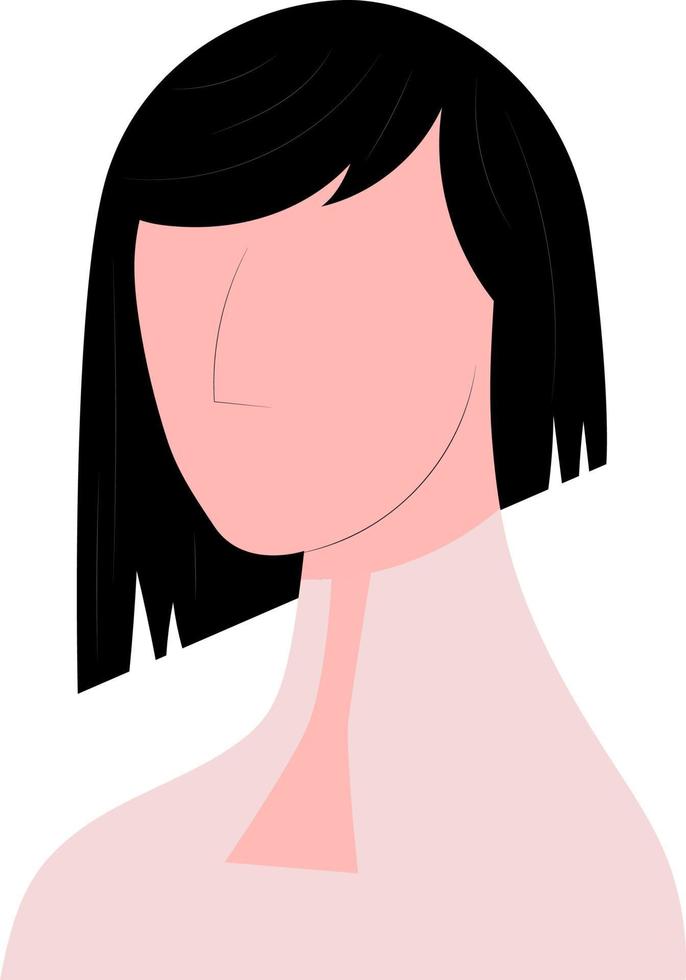 ilustración de un mujer. vector