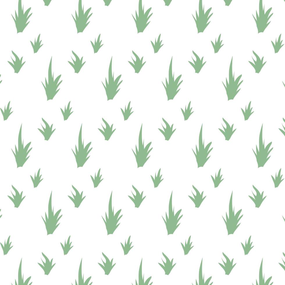 patrón de hojas verdes sobre un fondo blanco vector
