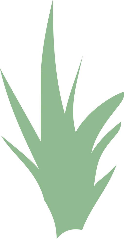 Grass green bush element. vector