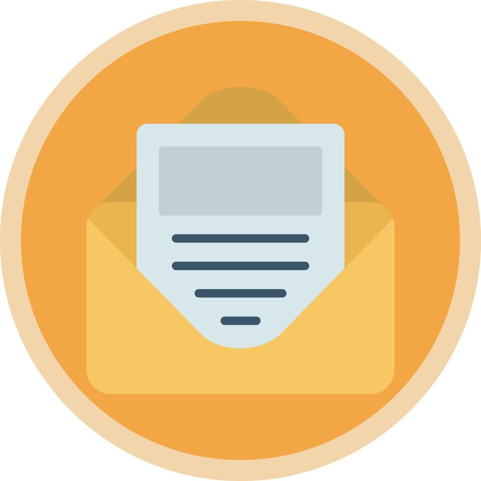 E Newsletter Vector Icon Design