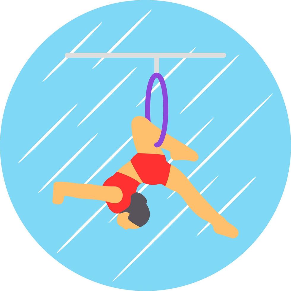 Trapeze Artist Vector Icon Design