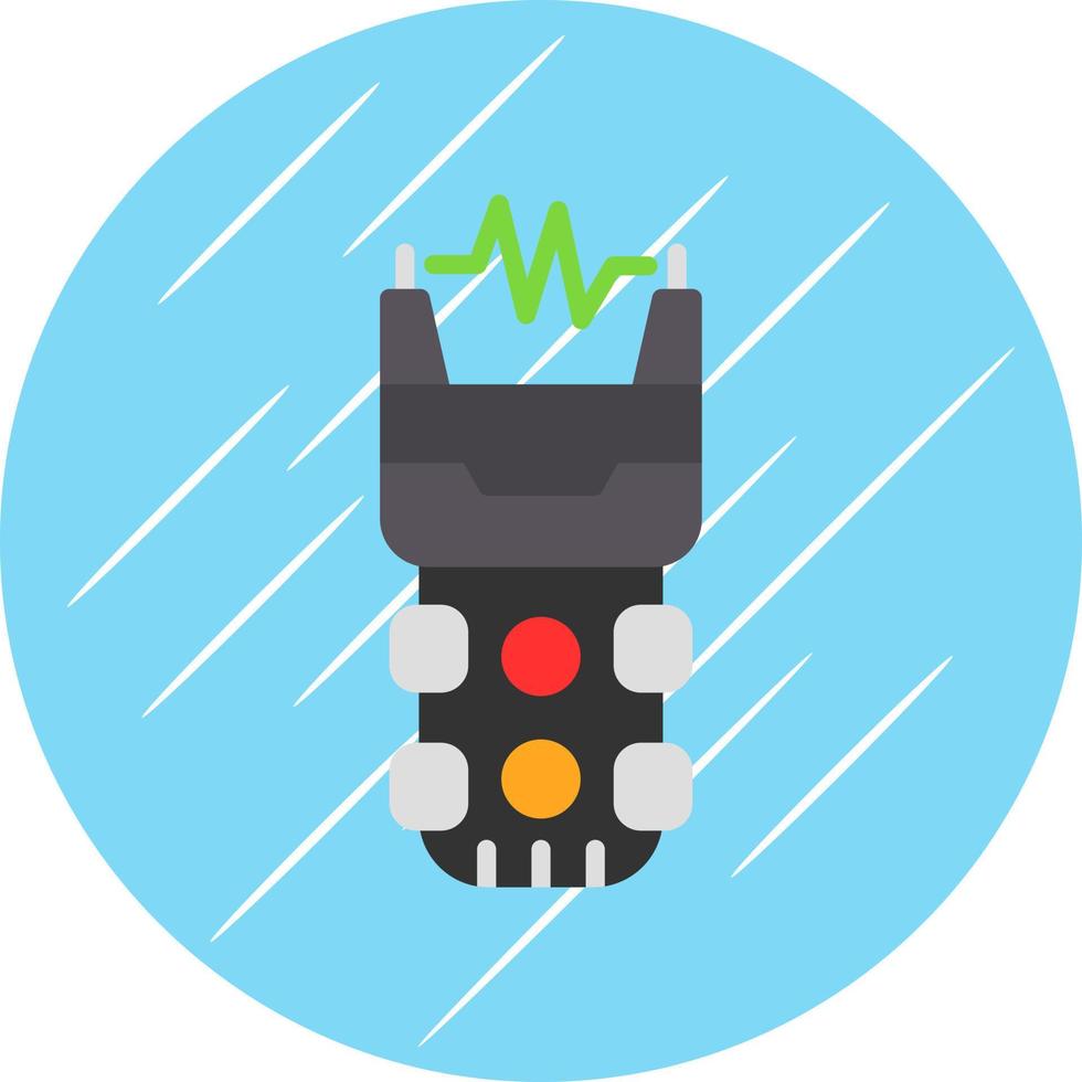 Stun Gun Vector Icon Design