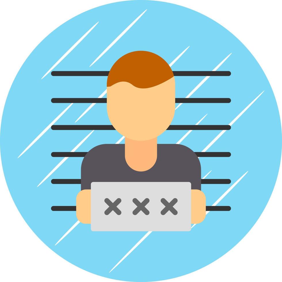 Mugshot Vector Icon Design
