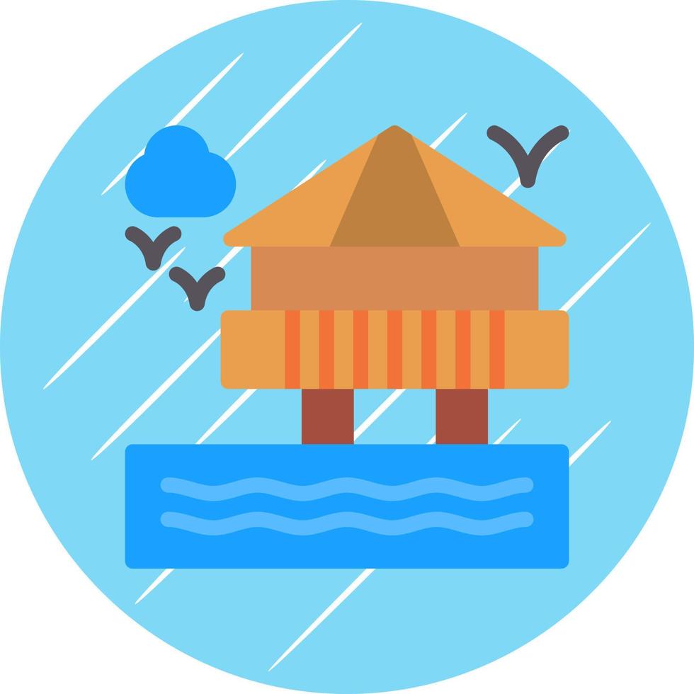 Resort Vector Icon Design