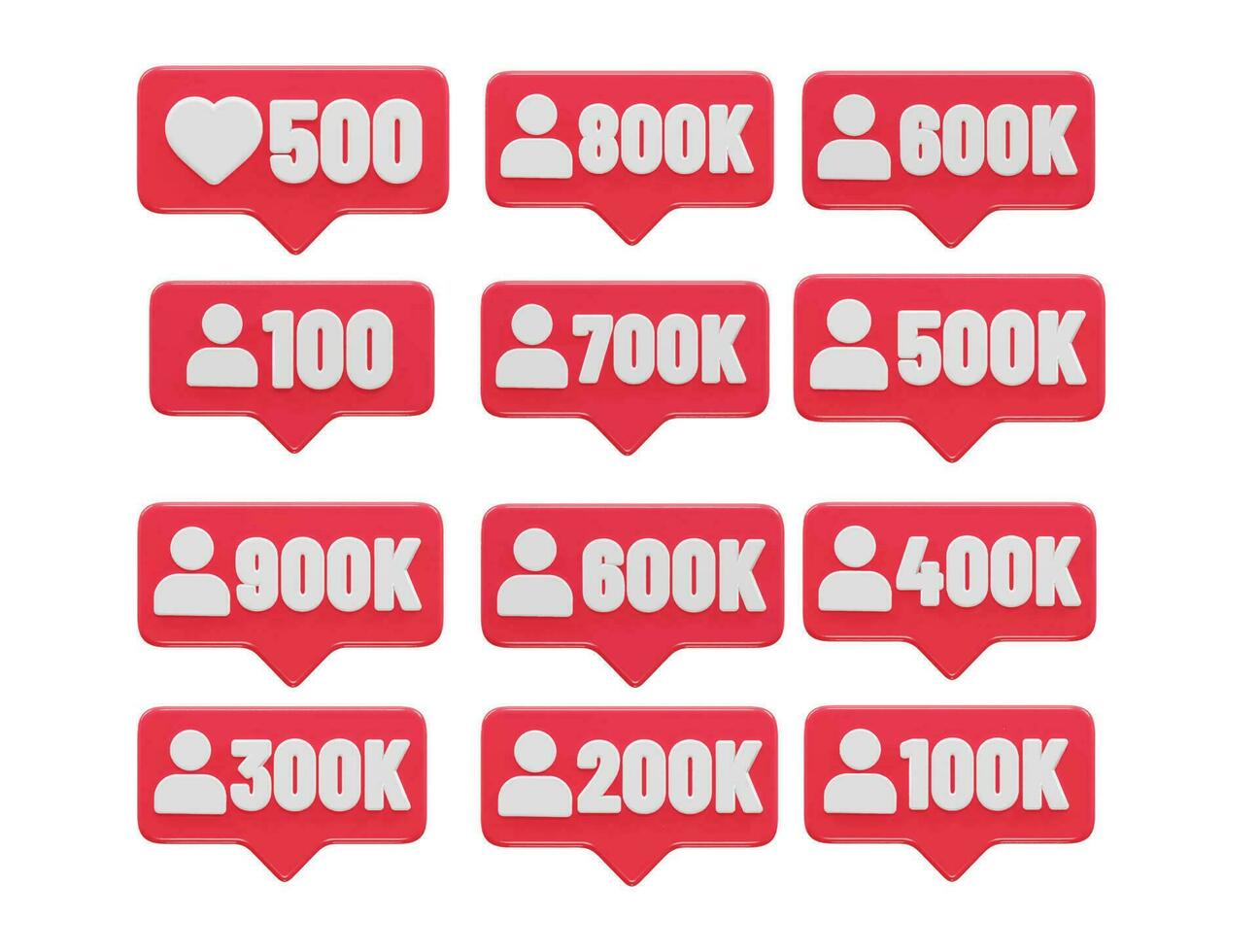 3d rendering icon text effect vector illustration transparent vector element