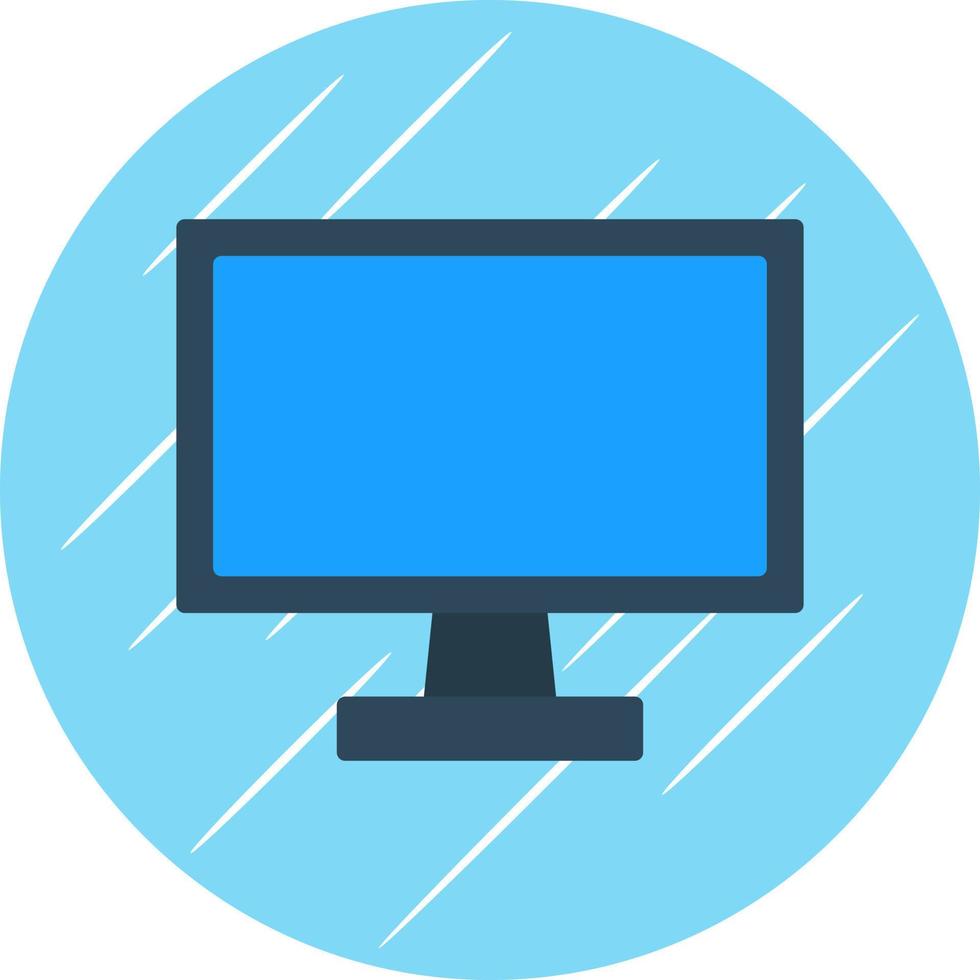 Monitor Screen Vector Icon Design