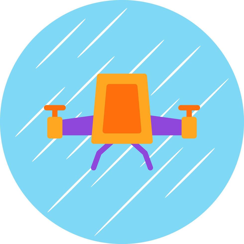 Air Taxi Vector Icon Design