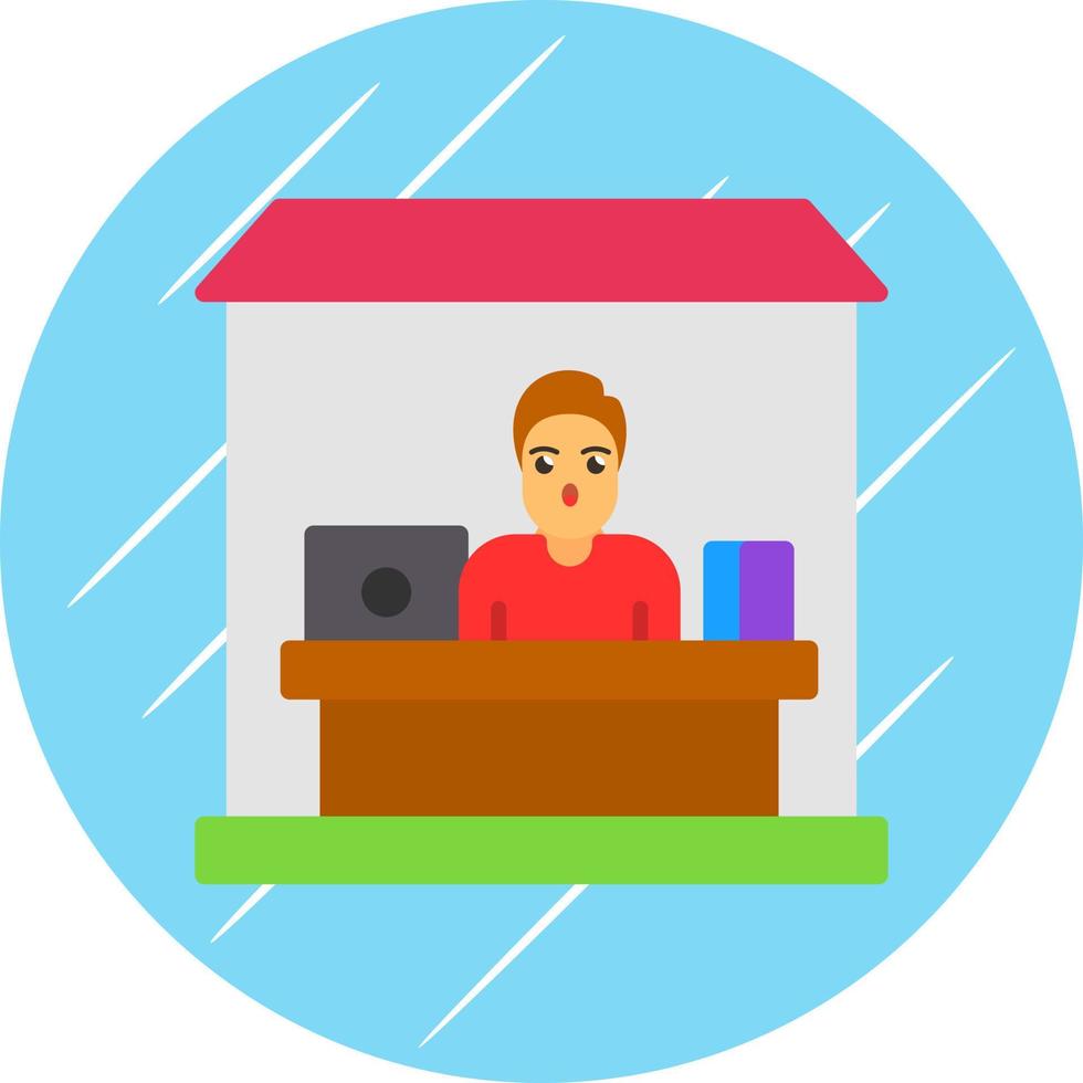 Home Office Vector Icon Design