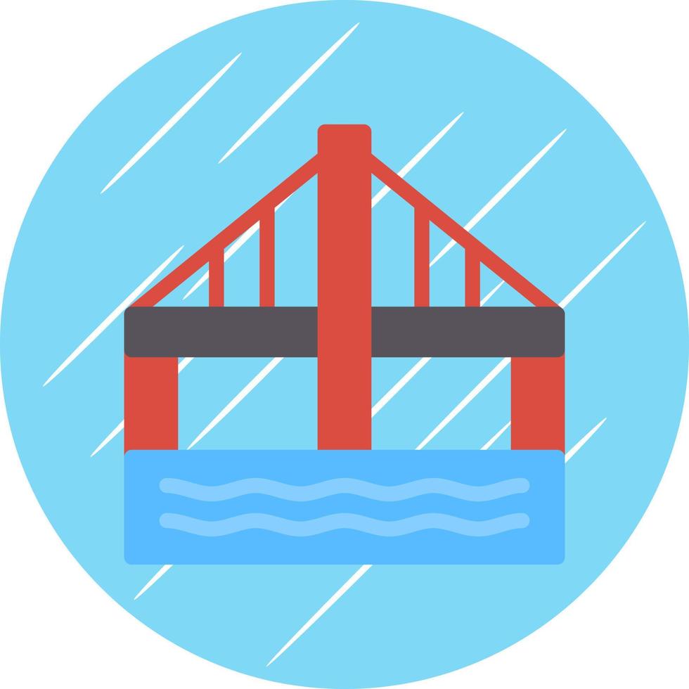 diseño de icono de vector de puente