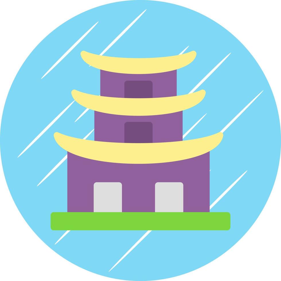 Temple Vector Icon Design