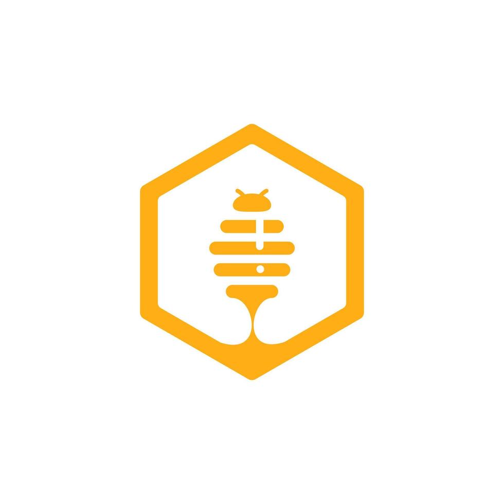 Vector logo and packaging design templates in trendy linear style - natural and farm honey concepts - labels and tags with bees, honeycombs and flowers