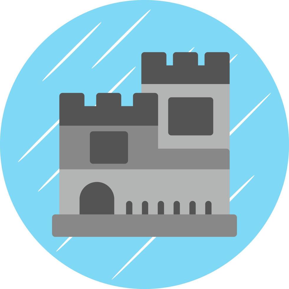 diseño de icono de vector de castillo