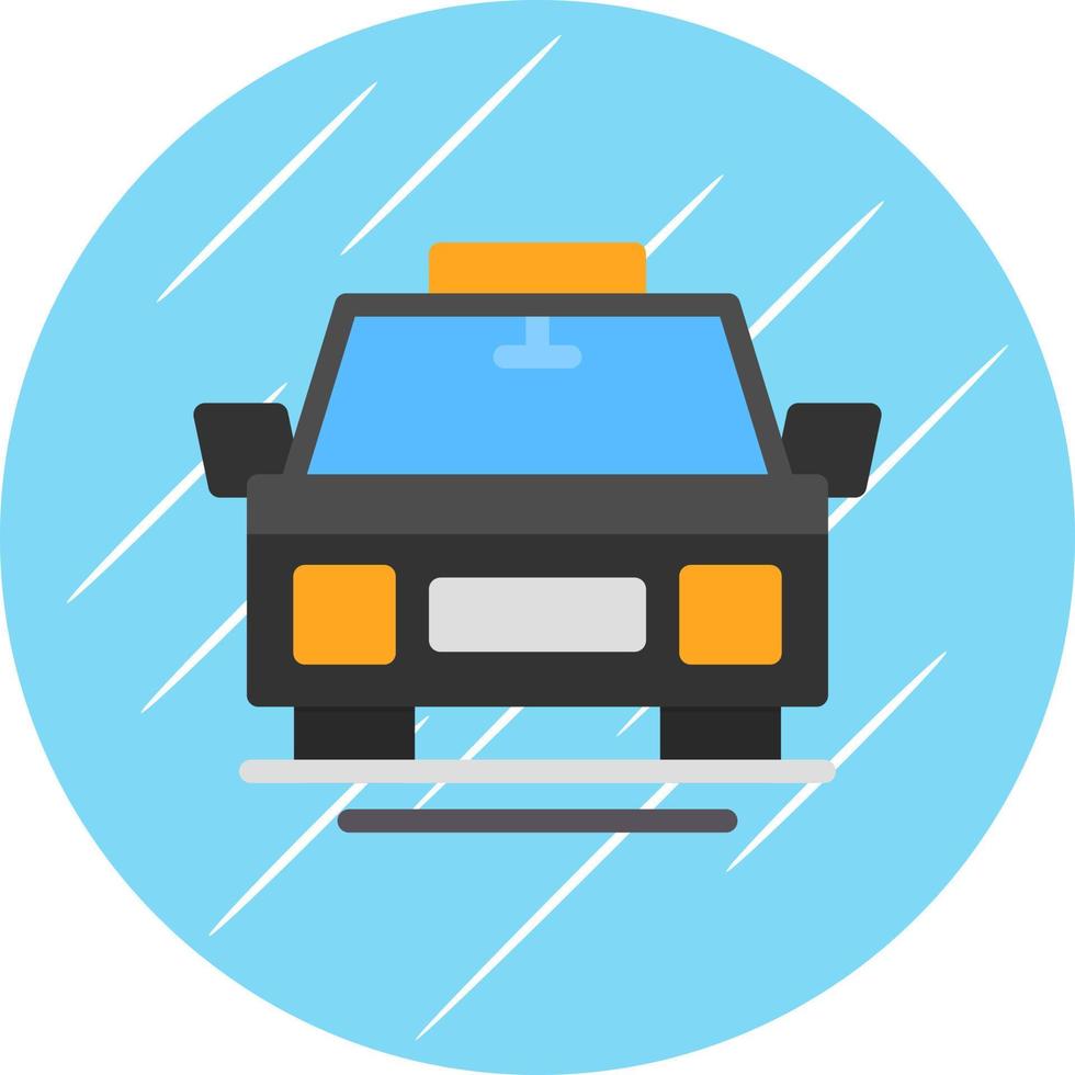 Taxi Vector Icon Design