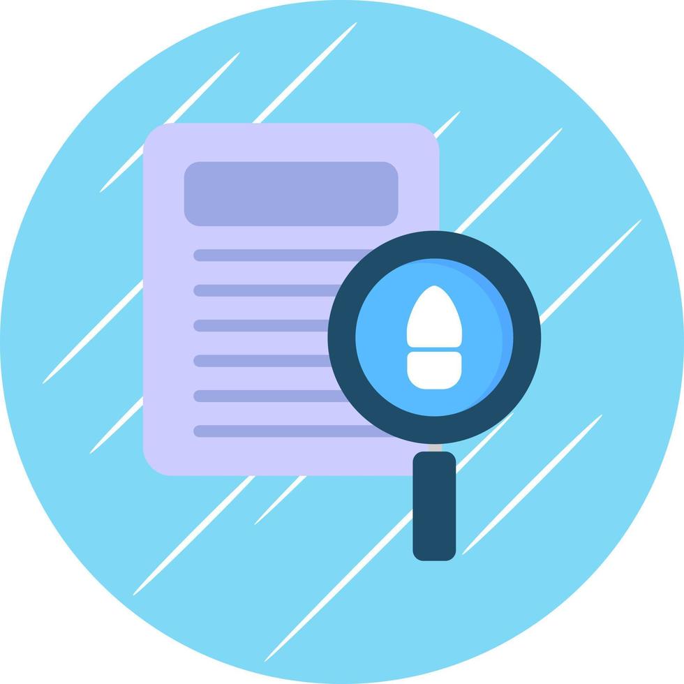 Evidence Vector Icon Design