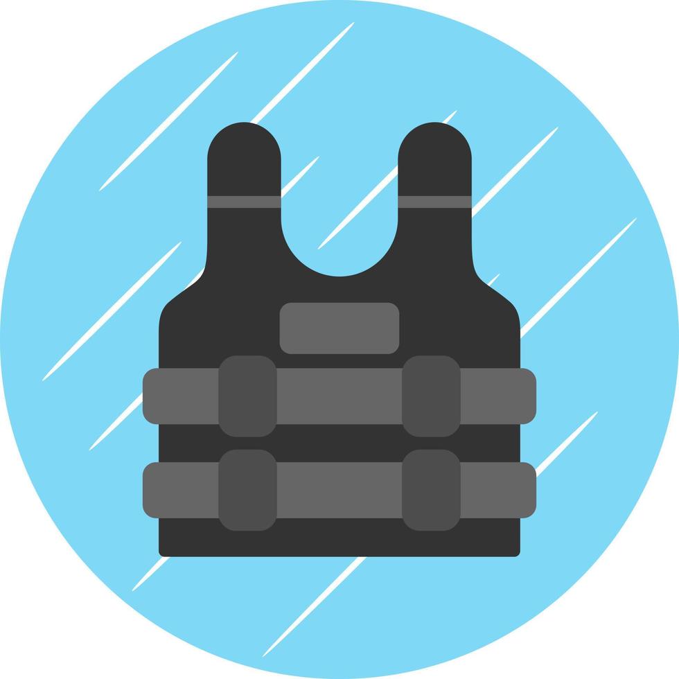 Bulletproof Vest Vector Icon Design