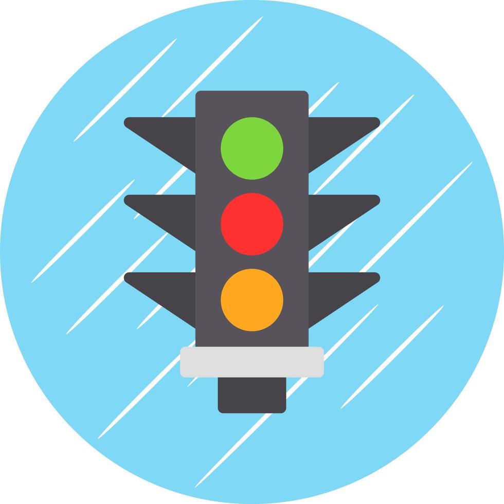 Traffic Signal Vector Icon Design