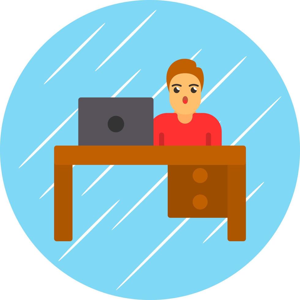 Workplace Vector Icon Design