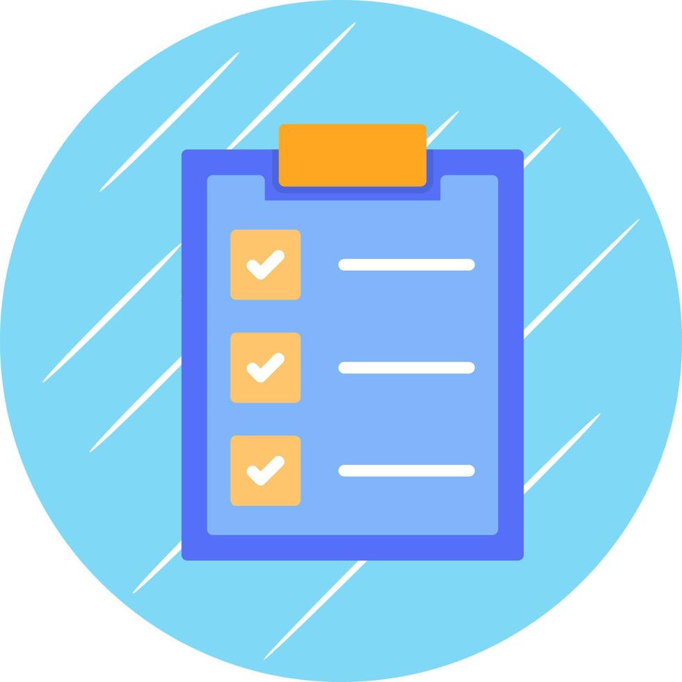 Checklist Vector Icon Design