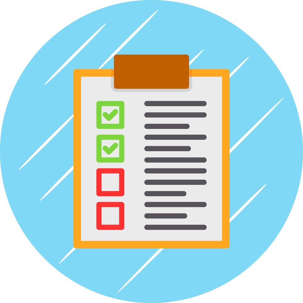 Check List Vector Icon Design