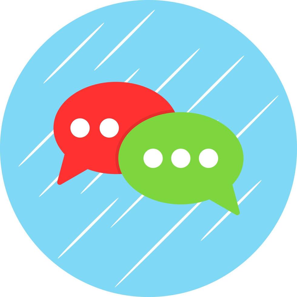 Conversation Vector Icon Design