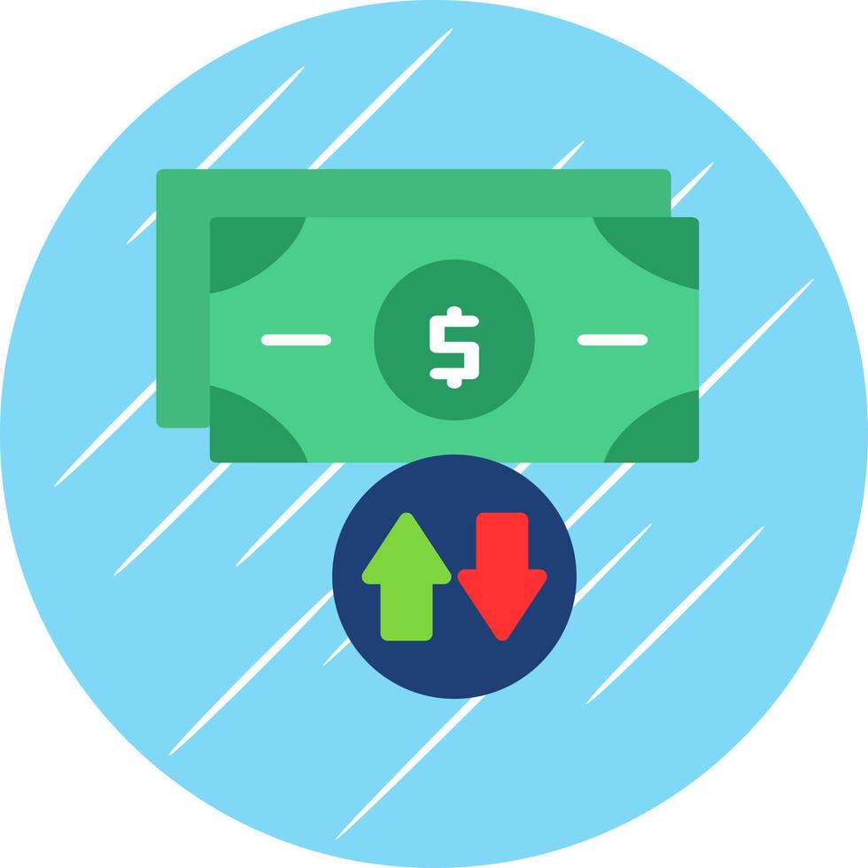 Cash Flow Vector Icon Design