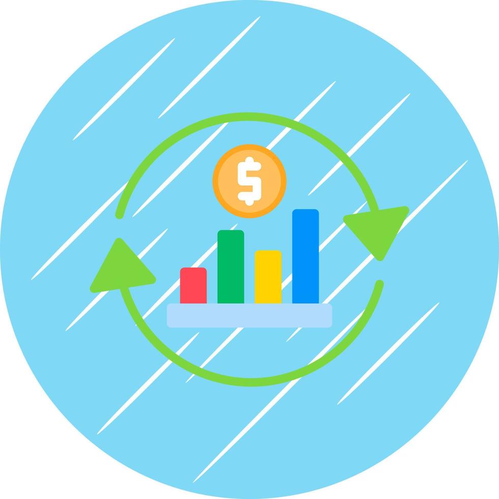 Return On Investment Vector Icon Design