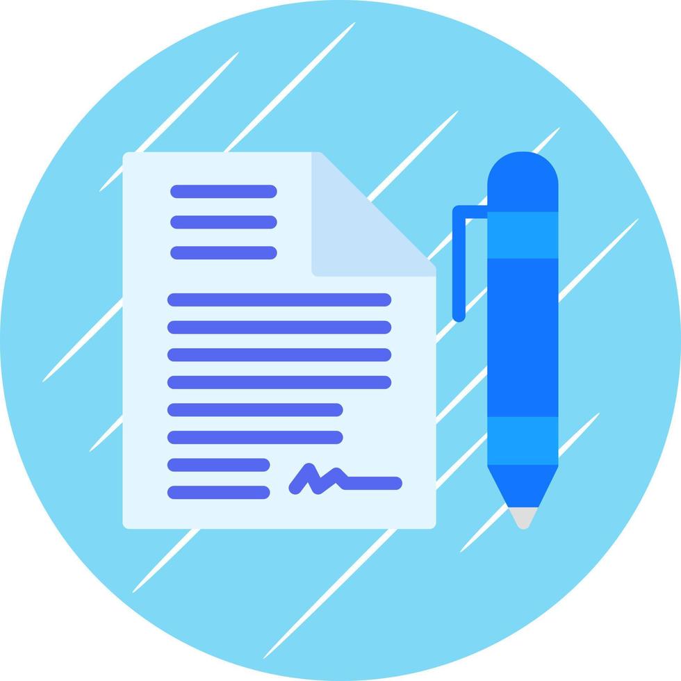 Contract Vector Icon Design