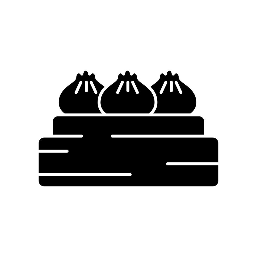 Chinese Dim Sum vector icon