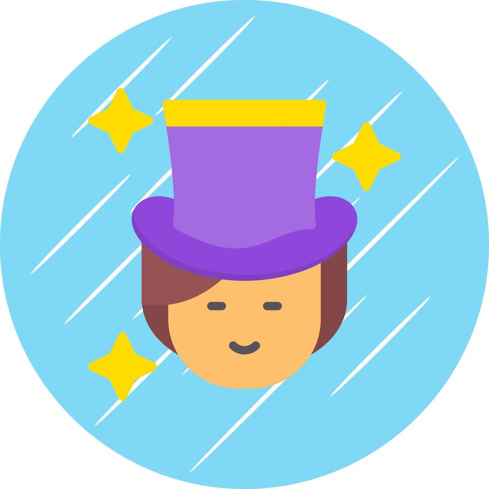 Magician Woman Vector Icon Design