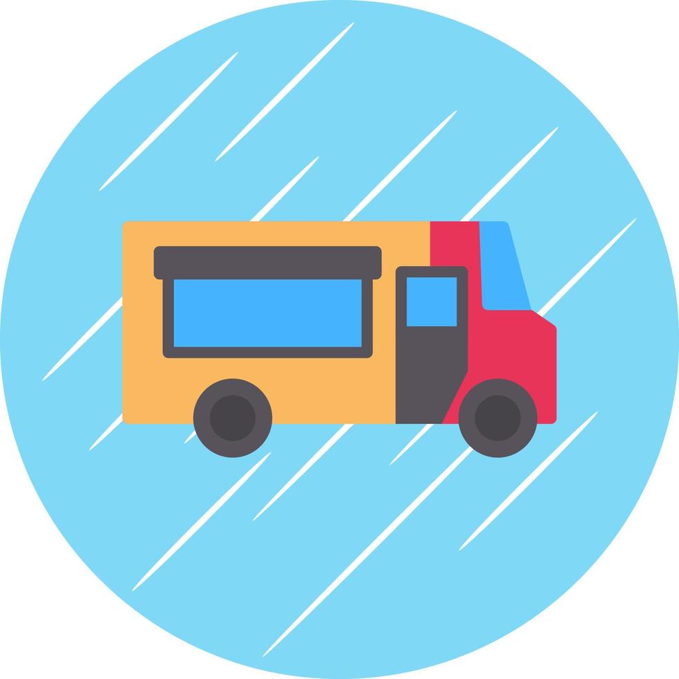 Food Truck Vector Icon Design