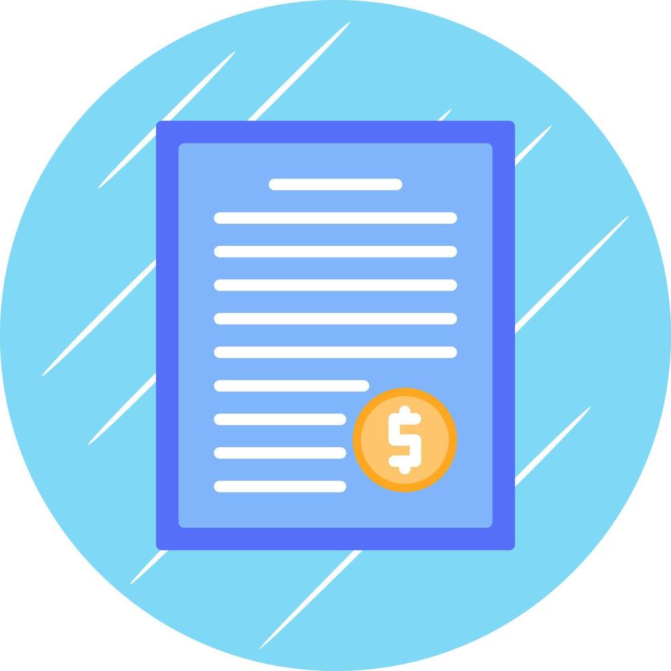 Invoice Vector Icon Design