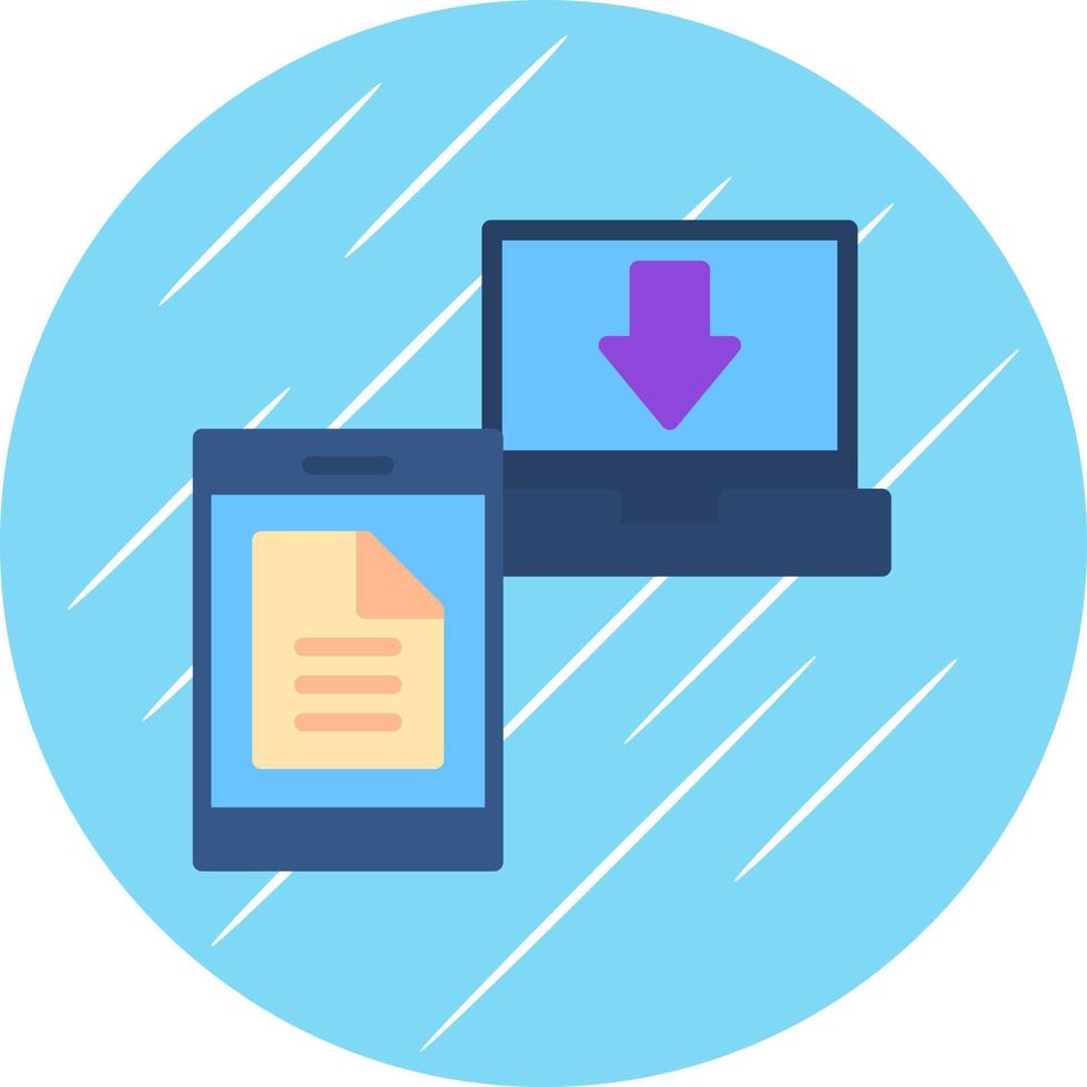 File Transfer Vector Icon Design