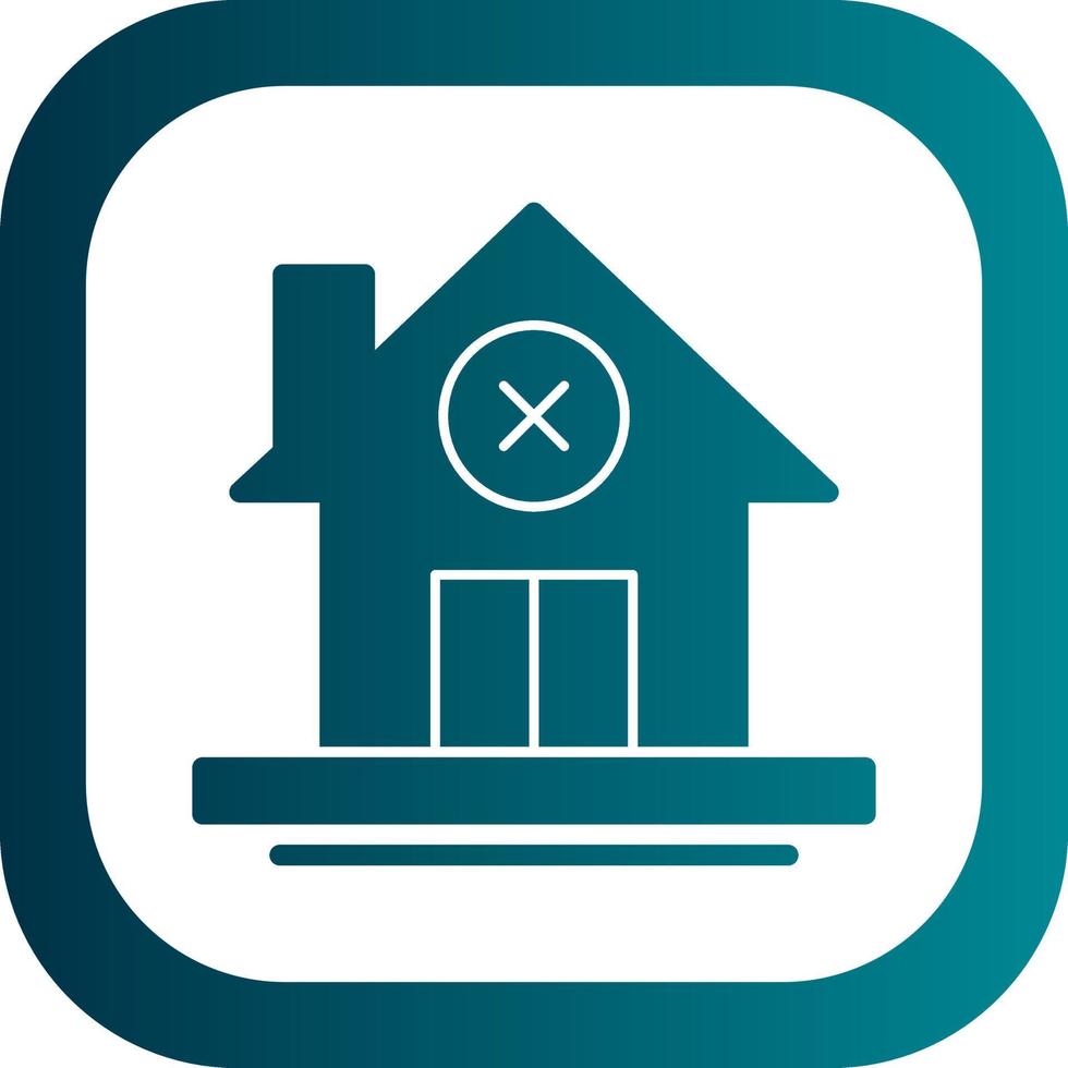 No Home Vector Icon Design