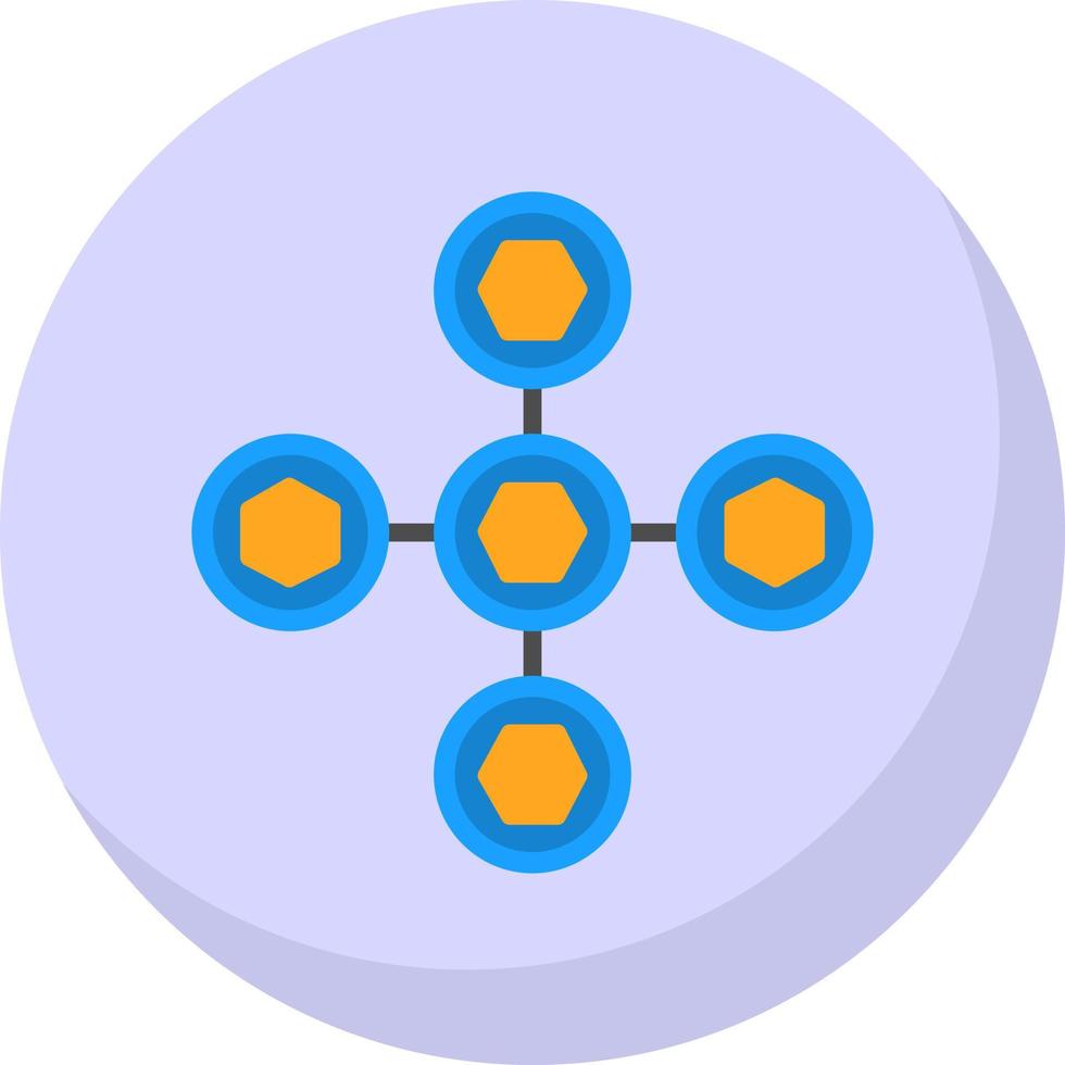 Biomolecular Interactions Vector Icon Design