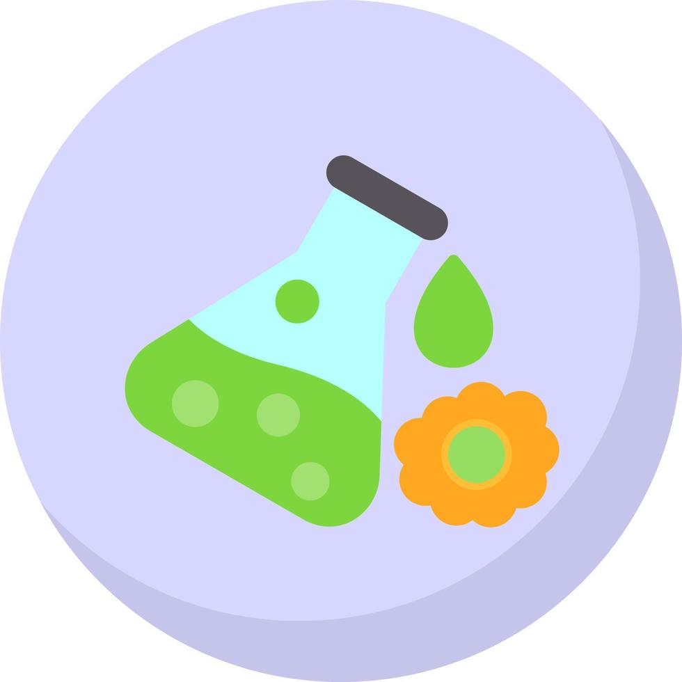 Chemical Reaction Vector Icon Design