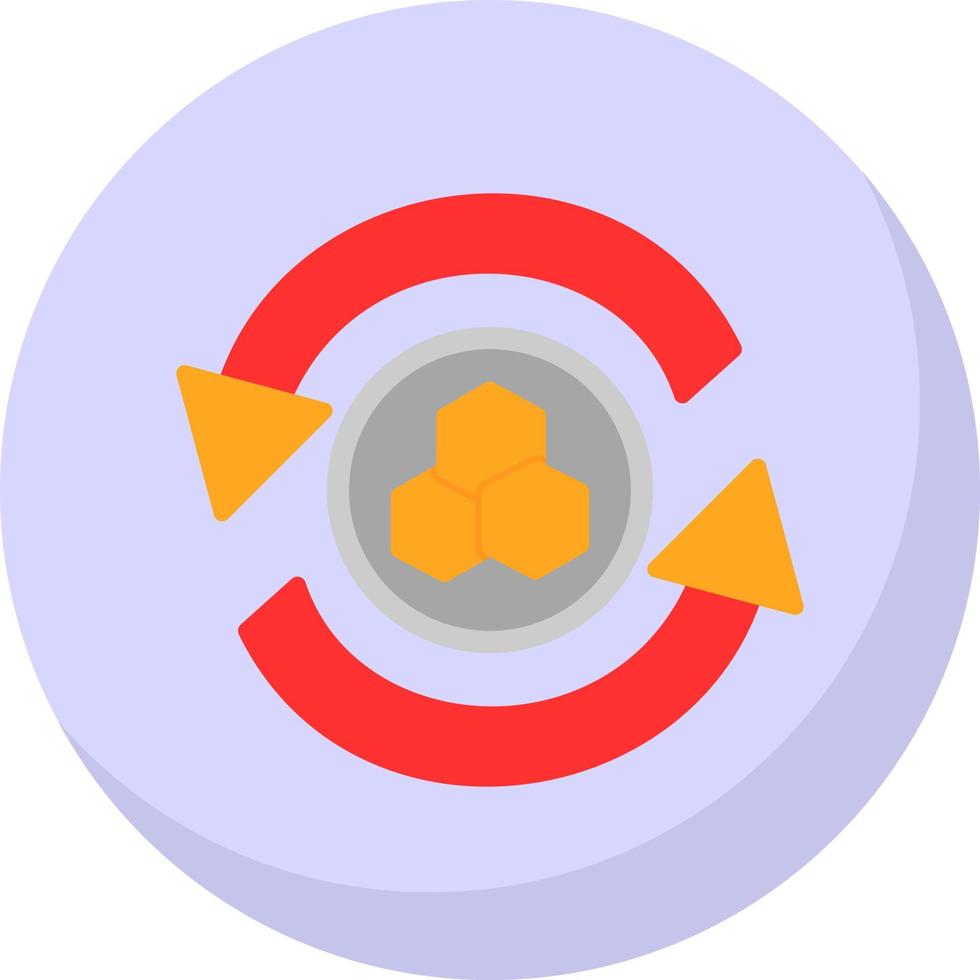 Cell Reprogramming Vector Icon Design