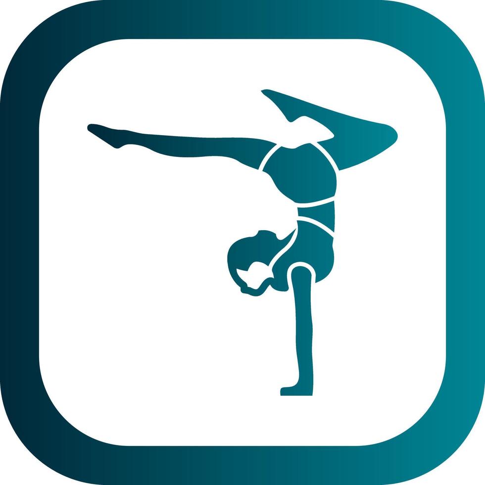 Acrobatic Vector Icon Design