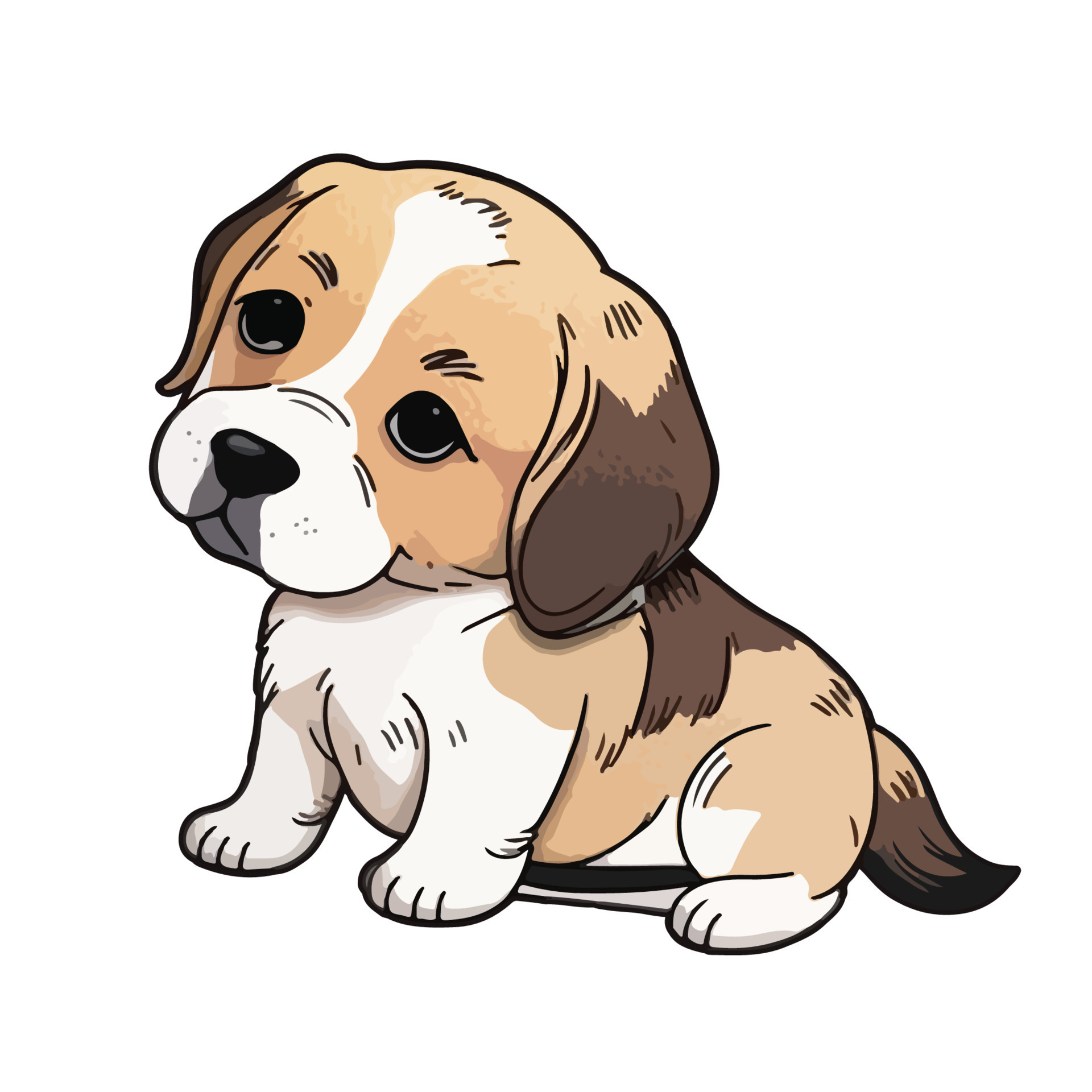 cute dog cartoon style 20901974 Vector Art at Vecteezy