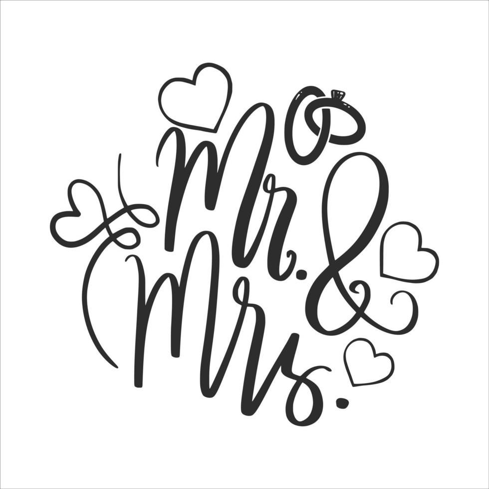 nupcial Boda letras citas para imprimible póster, totalizador bolsa, tazas, invitación, camiseta diseño vector