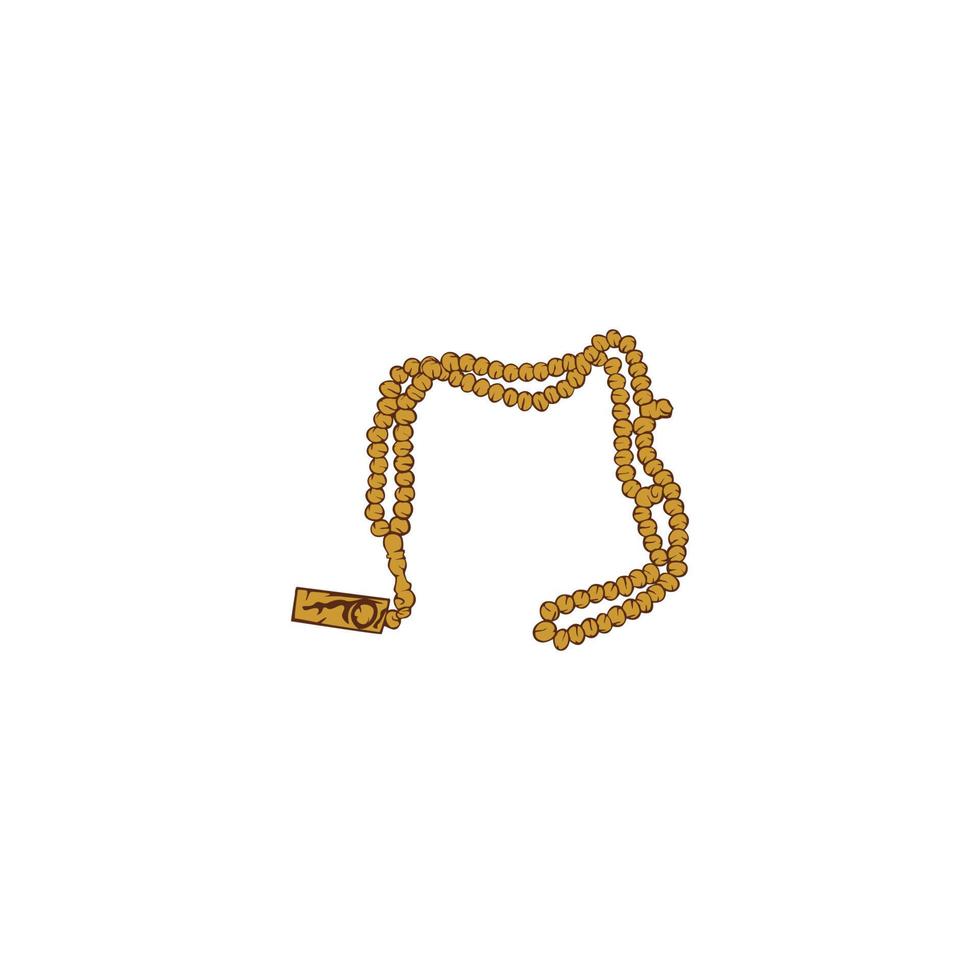 A gold chain with a tag that says'gold'on it vector
