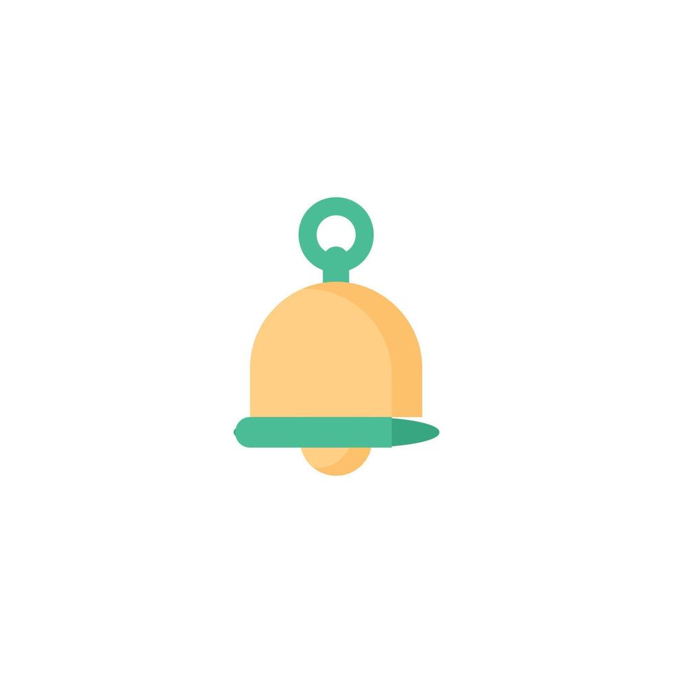 A yellow object with a green ring on it. vector