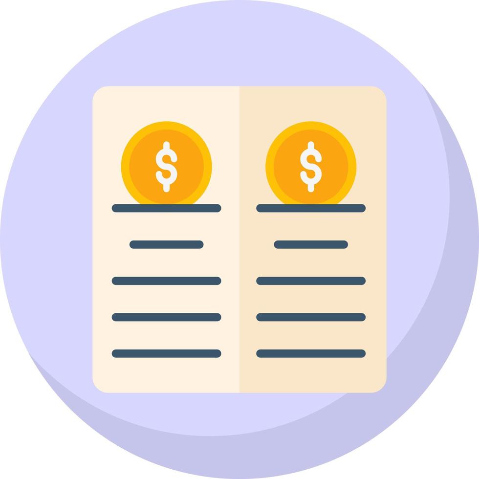 Balance Sheet Vector Icon Design