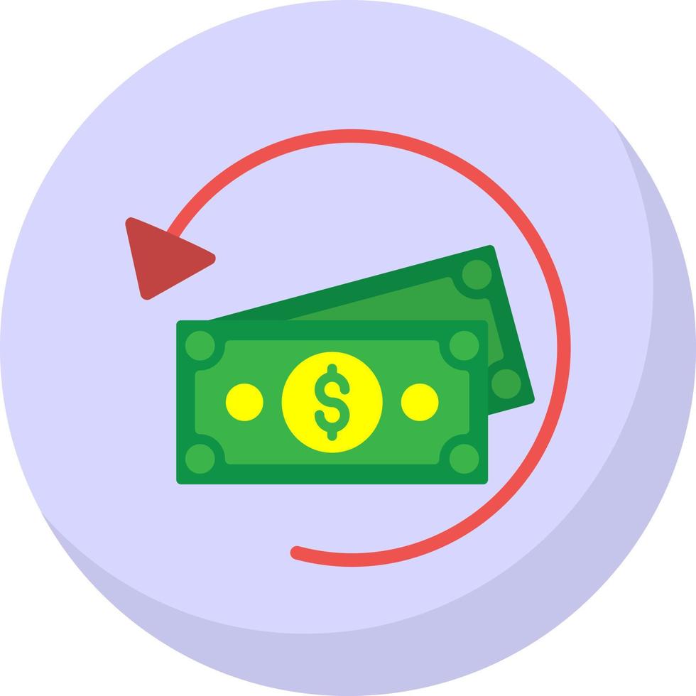Refund Vector Icon Design
