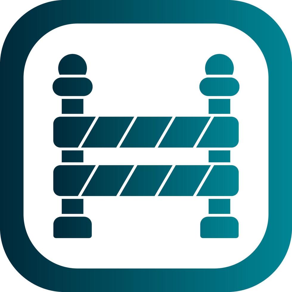 Police Line Vector Icon Design