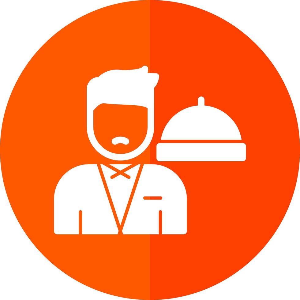 Waiter Vector Icon Design