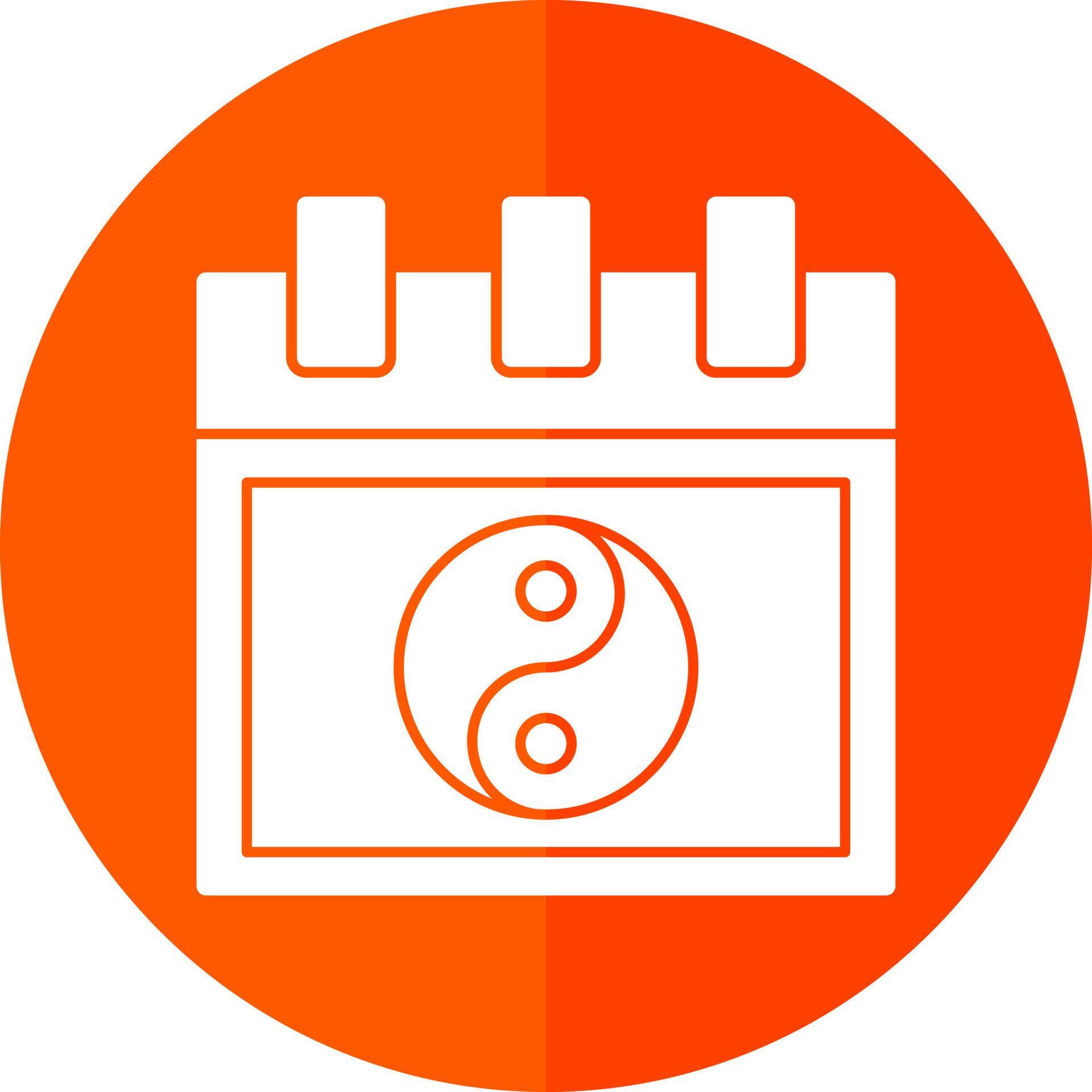 Chinese Calendar Vector Icon Design 20903687 Vector Art at Vecteezy